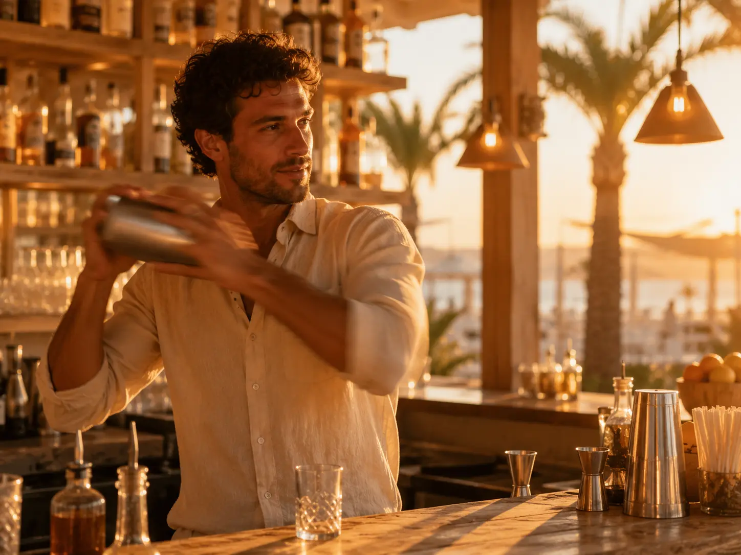 Dettaglio del bar di Lunora