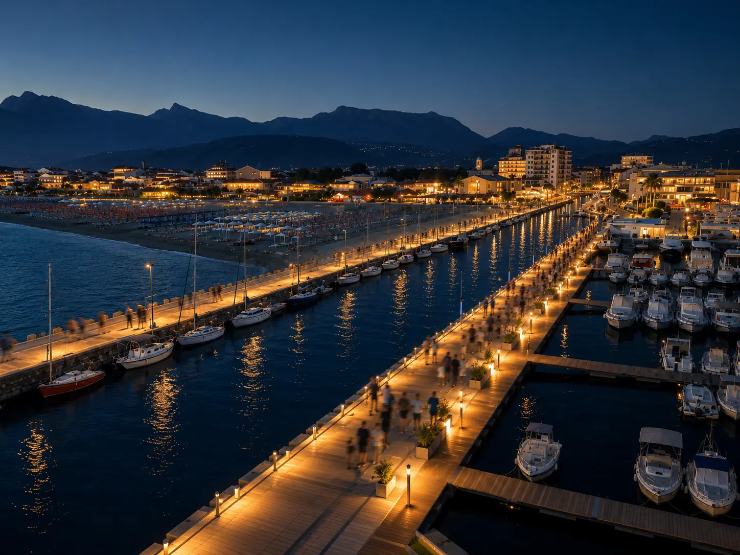Viareggio — litorale della Versilia